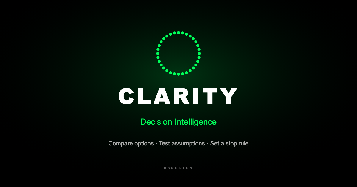 Hemelion Clarity — 官网预览图